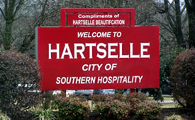 Hartselle, AL — area served by Southeastern Mechanical Services
